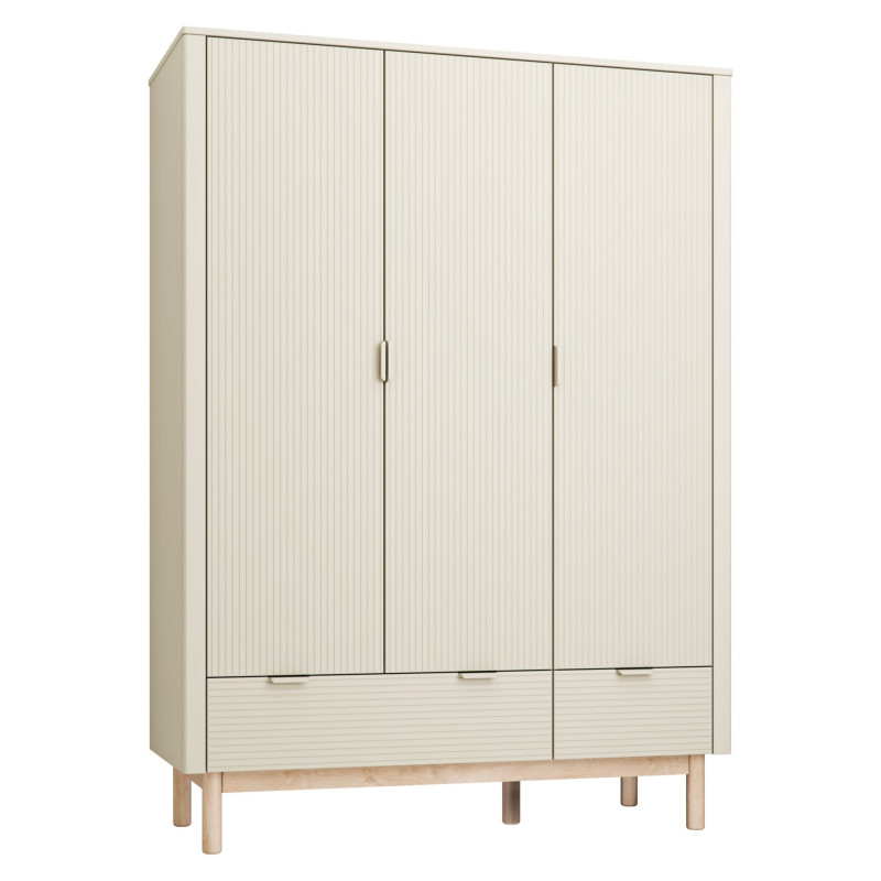 Clothes cabinet with 3 doors (Miloo collection)